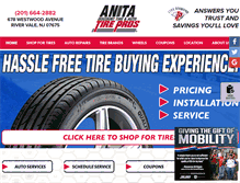 Tablet Screenshot of anitatire.com